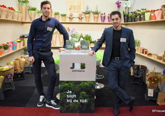 Bij JBB Packaging voerde duurzaamheid de boventoon. Bob Stuijt en Sean Bergenhenegouwen brachten dan ook hun nieuwe verpakkingen onder de aandacht waarmee ze hun steentje aan een duurzamere wereld willen bijdragen.